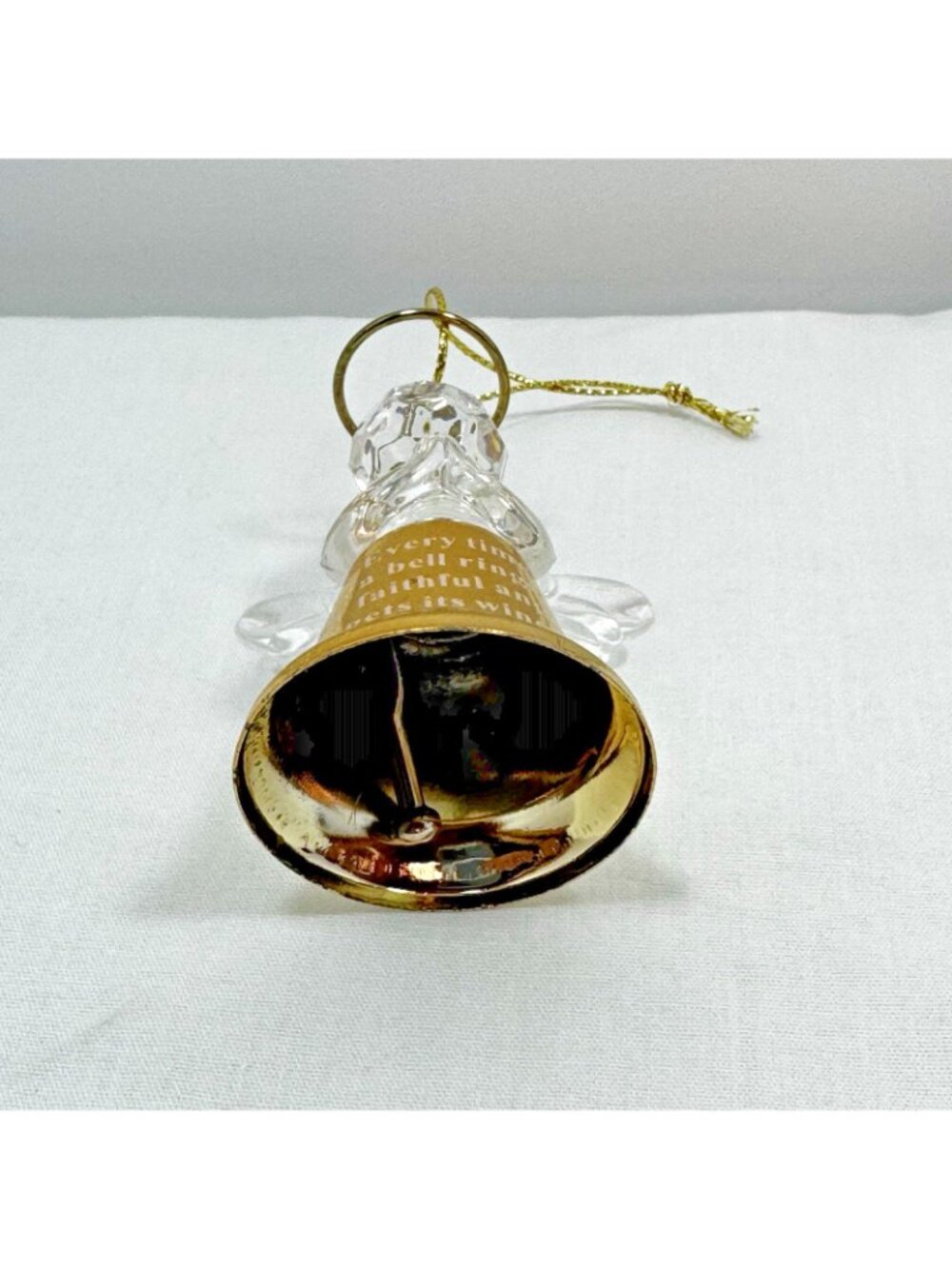 Vtg Every Time a Bell Rings A Faithful Angel Gets Its Wings Christmas Ornaments - Picture 9 of 13